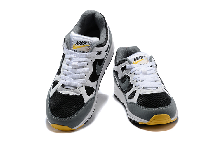 Nike Air Span II Black Grey Yellow Shoes